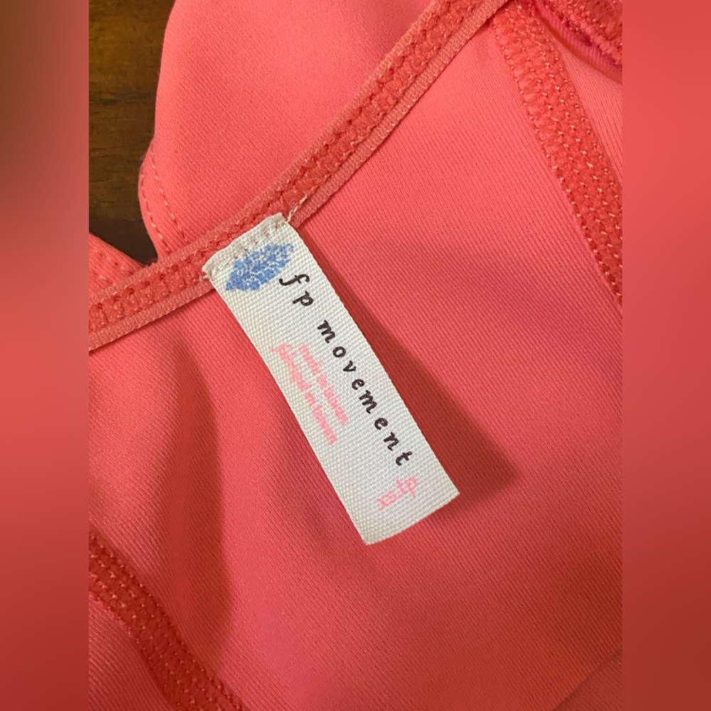 Free People Movement Petal Pusher Bra Bralette in Coral Pink ~ Size XS - Picture 10 of 10